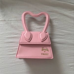 Pink Barbie x truly mini purse
